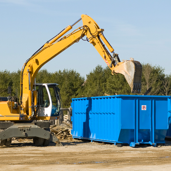 how many times can i have a residential dumpster rental emptied in Empire